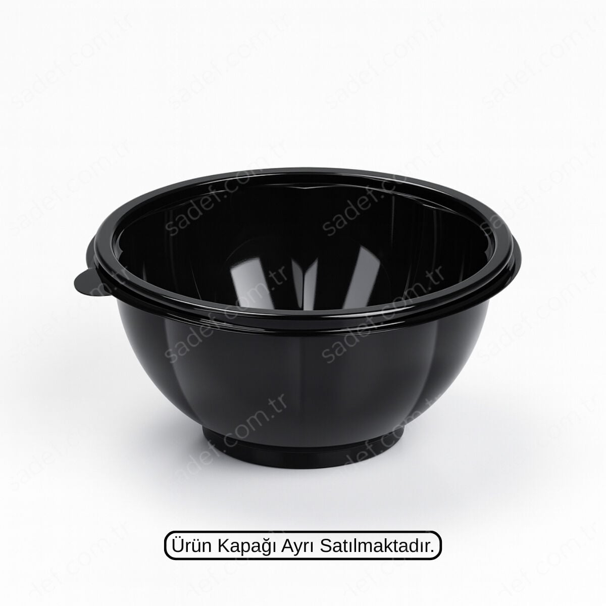L-300-S LİMERA PET SALATA KASE 1000 ML SİYAH 20 GR 600 ADET