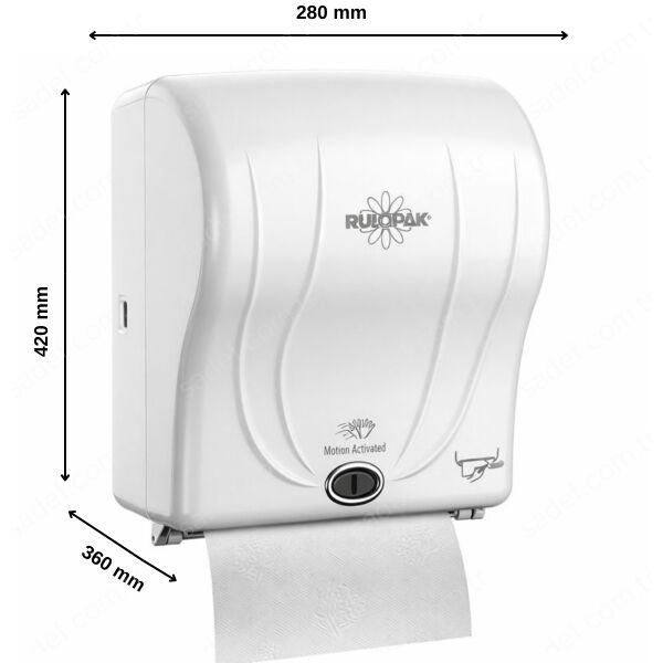 RULOPAK SENSÖRLÜ 21 CM HAVLU MAKİNESİ (BEYAZ)