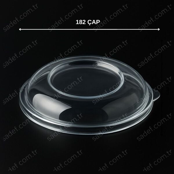 L-302 LİMERA PET SALATA KASE BOMBE KAPAK 13 GR 600 ADET