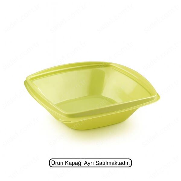 YEŞİL L-321-G LİMERA PET KARE SALATA GÖVDE 750 ML 300 ADET