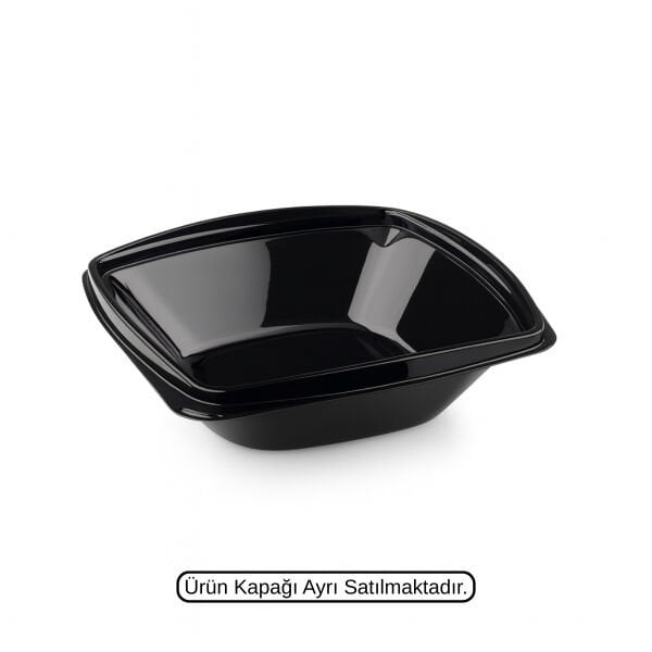 L-321-S LİMERA KARE SALATA GÖVDE 750 CC SİYAH 19 GR 300 ADET
