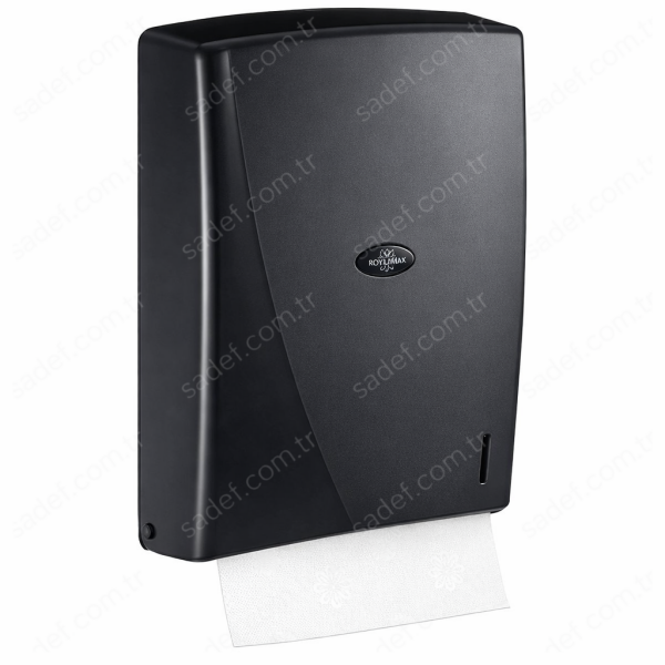 RULOPAK MODERN Z KATLI HAVLU DİSPENSERİ 400'LÜ (SİYAH)