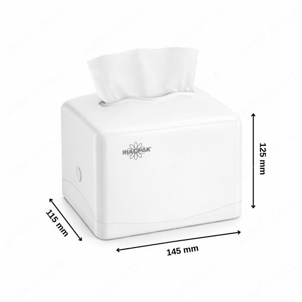 RULOPAK TEKÇEK MİNİ PEÇETE DİSPENSERİ (BEYAZ)