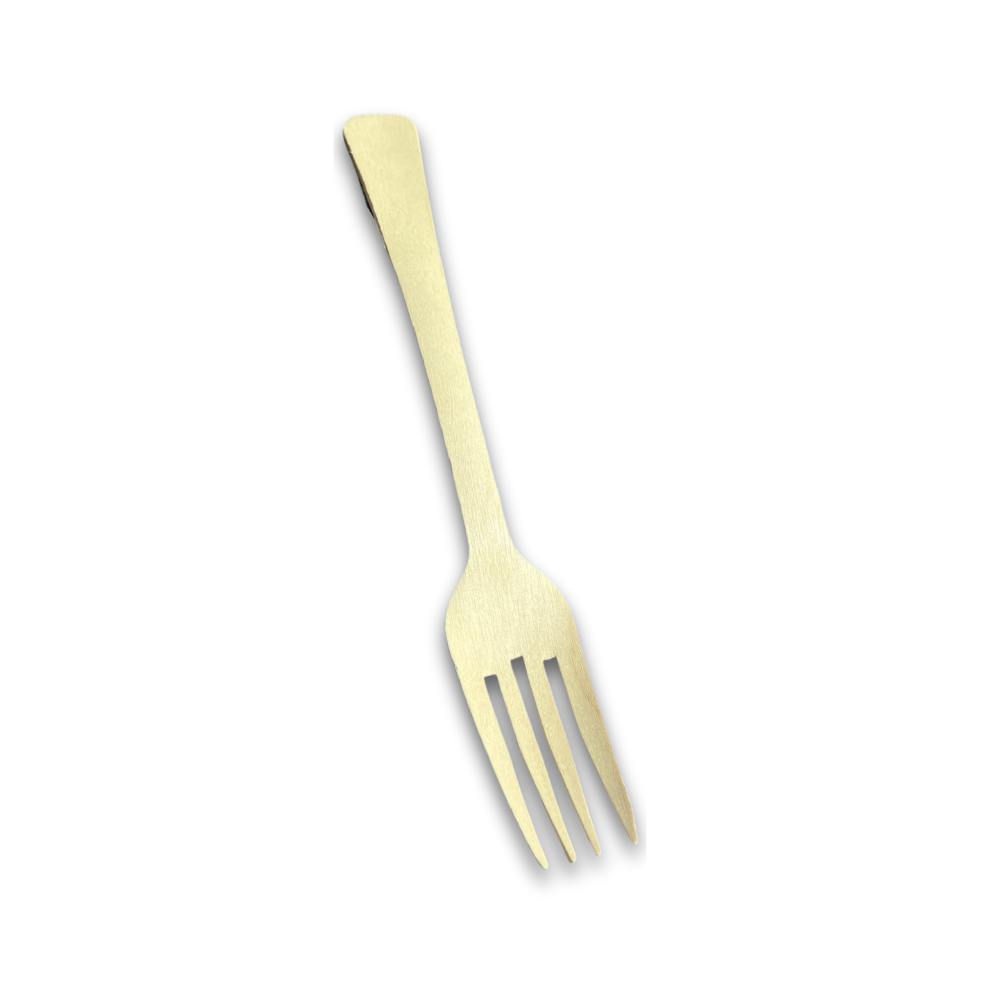 ORGANİK AHŞAP ÇATAL 16 CM 100 ADET