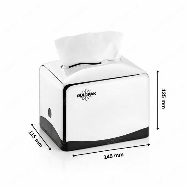 RULOPAK TEKÇEK MİNİ PEÇETE DİSPENSERİ (KROM)