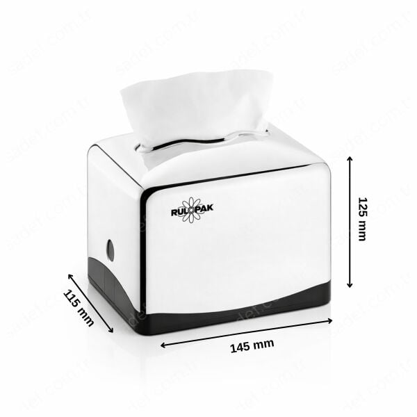 RULOPAK TEKÇEK MİNİ PEÇETE DİSPENSERİ (KROM)