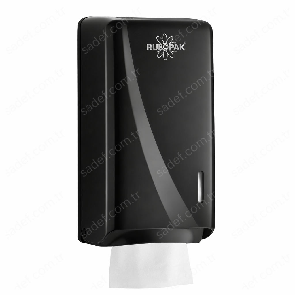 RULOPAK TEKÇEK TUVALET KAĞIDI DİSPENSERİ (SİYAH)