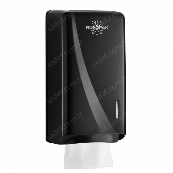 RULOPAK TEKÇEK TUVALET KAĞIDI DİSPENSERİ (SİYAH)