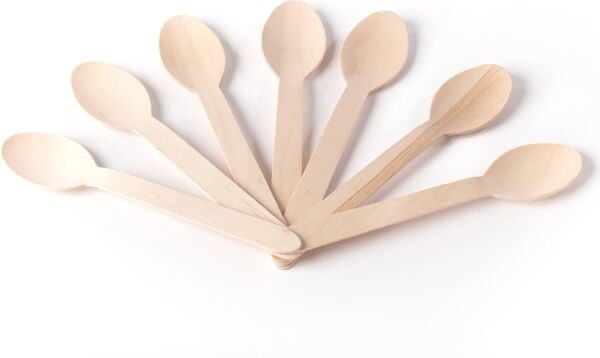SUP TATLI ORGANİK AHŞAP KAŞIK 11 CM 100 ADET