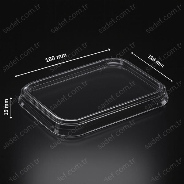 L-240 LİMERA GIDA KABI - DÜZ KAPAK ŞEFFAF 7 GR 600 ADET