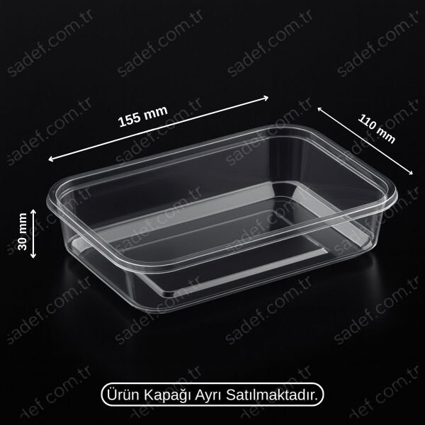 L-242 LİMERA GIDA KABI 250CC H33 GÖVDE ŞEFFAF 10,2 GR 600 ADET