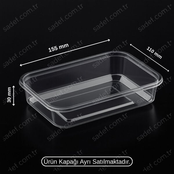 L-242 LİMERA GIDA KABI 250CC H33 GÖVDE ŞEFFAF 10,2 GR 600 ADET