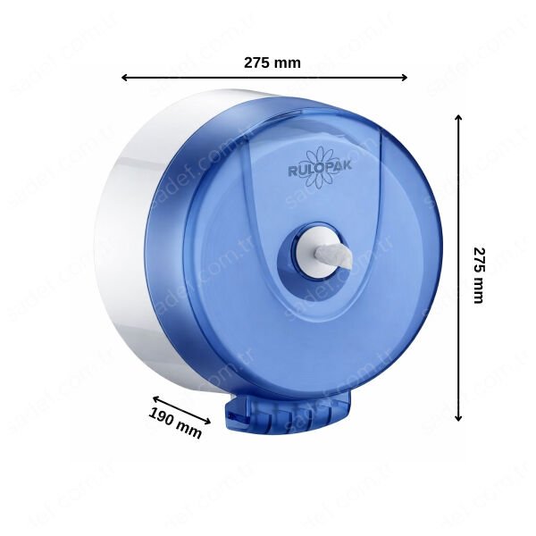 RULOPAK CİMRİ  TUVALET KAĞIDI DİSPENSERİ (T.MAVİ)