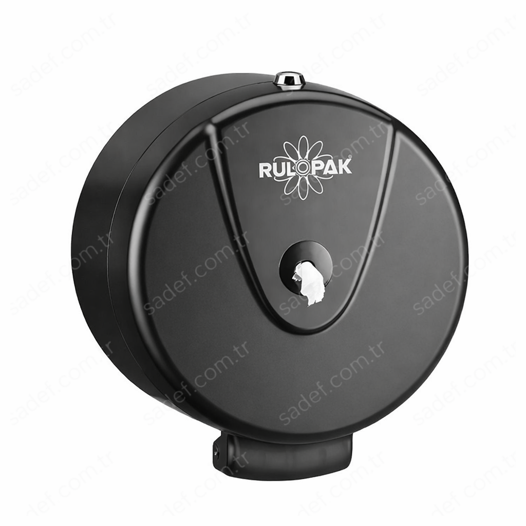 RULOPAK MİNİ CİMRİ  TUVALET KAĞIDI DİSPENSERİ (SİYAH)