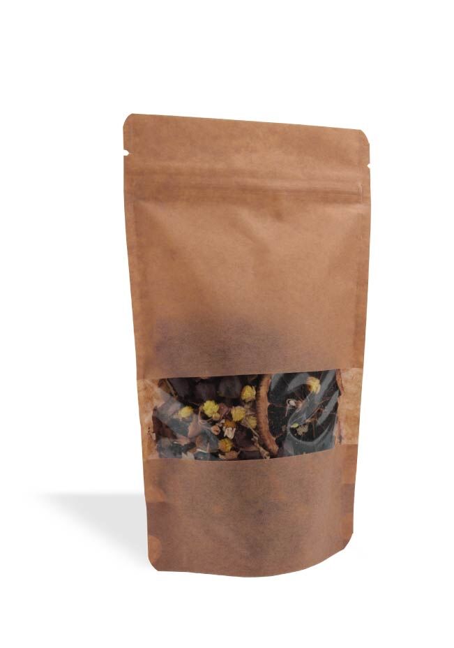 KRAFT PENCERELİ KİLİTLİ DOYPACK 16X27 100 ADET