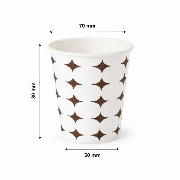 7 OZ BASKILI KARTON BARDAK 3,6 GR VENDİNG 3000 ADET