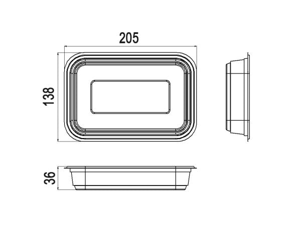 L-085 LİMERA KAPAKSIZ KURABİYE KABI 500 CC 16 GR 600 ADET