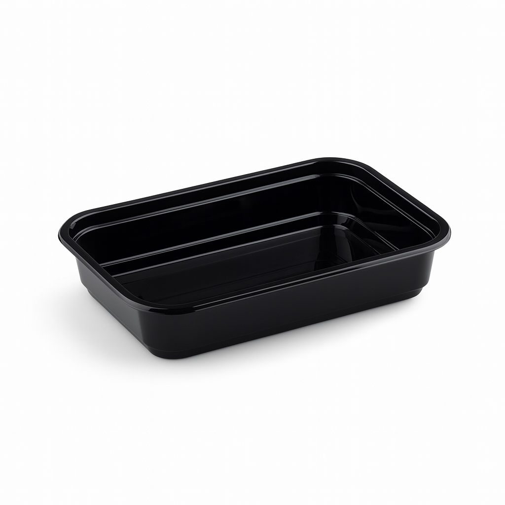 L-085-S LİMERA KAPAKSIZ KURABİYE KABI 500 CC SİYAH 16 GR 600 ADET