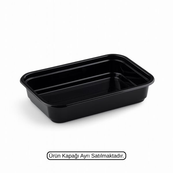 L-085-S LİMERA KAPAKSIZ KURABİYE KABI 500 CC SİYAH 16 GR 600 ADET