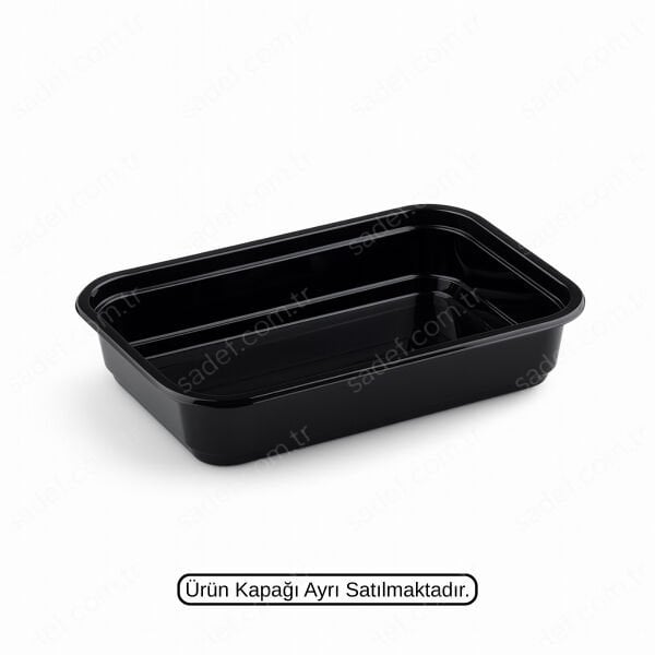 L-085-S LİMERA KAPAKSIZ KURABİYE KABI 500 CC SİYAH 16 GR 600 ADET