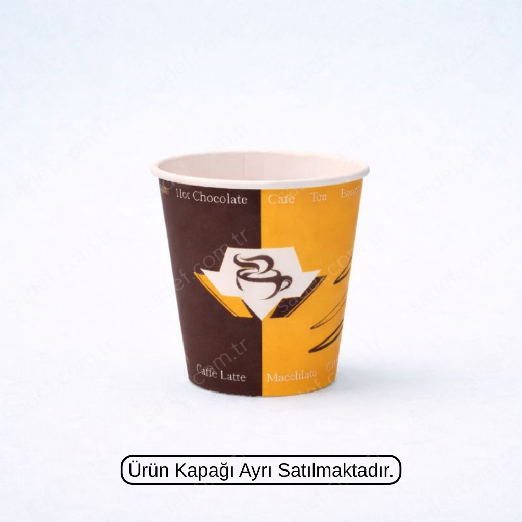 ARNES 8 OZ BASKILI KARTON BARDAK SICAK 100 ADET
