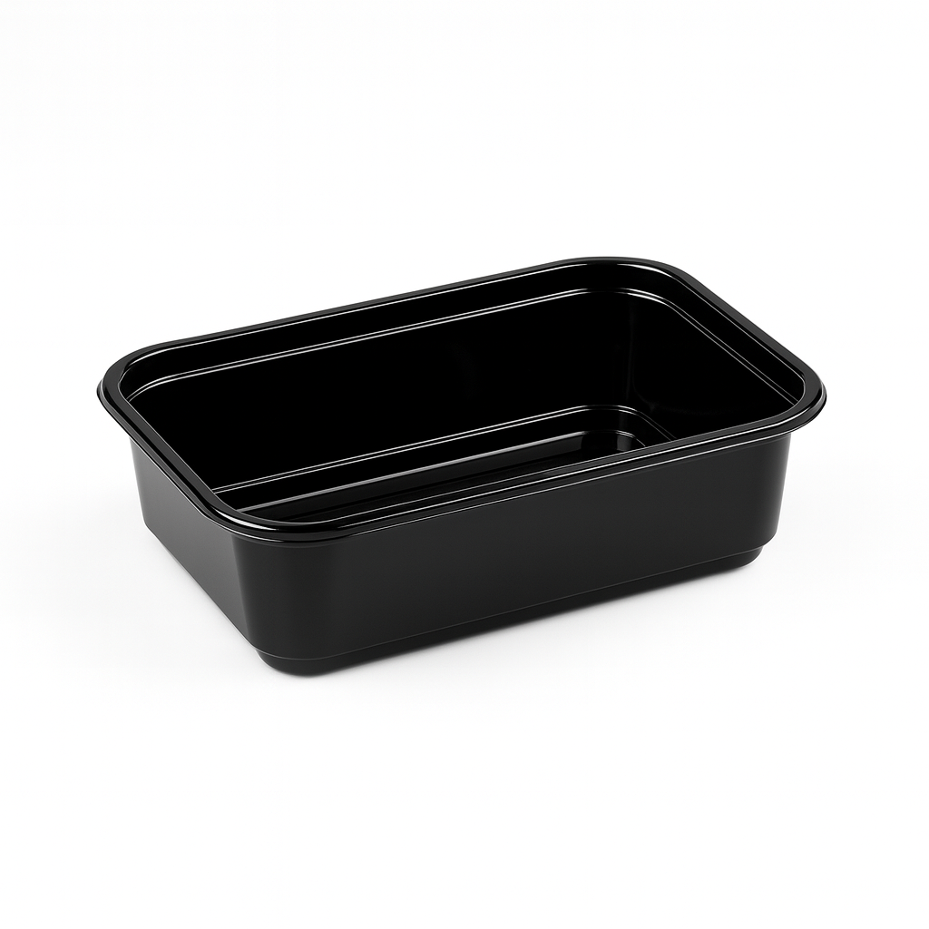 L-086-S LİMERA KAPAKSIZ KURABİYE KABI 750 CC SİYAH 20 GR 600 ADET