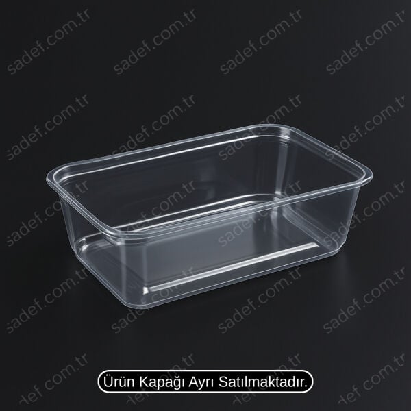 L-087 LİMERA PET KAPAKSIZ KURABİYE KABI 1000 ML 22,5 GR 600 ADET