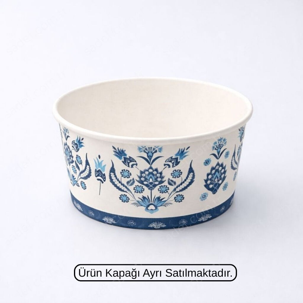 KAPAKSIZ METROSAN 14 OZ BASKILI KARTON ÇORBA KASE 100 ADET