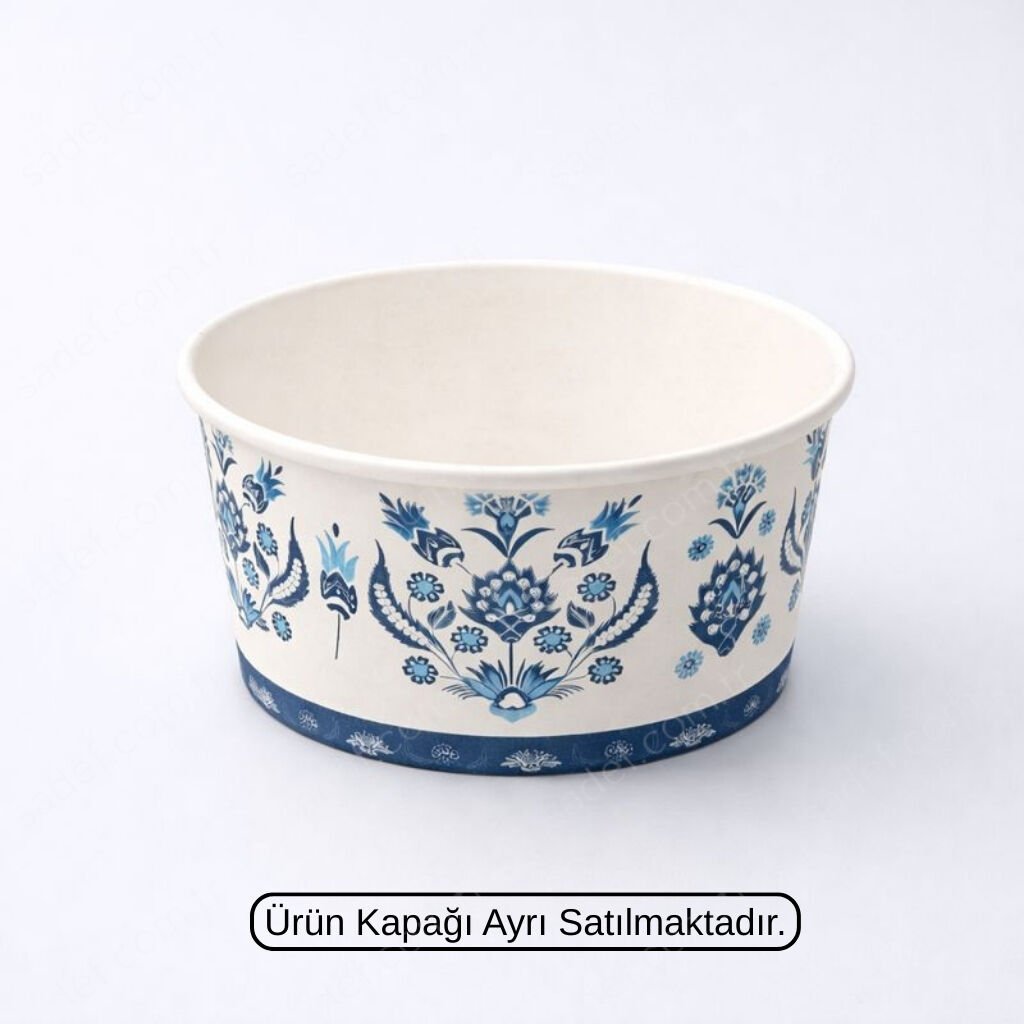 KAPAKSIZ METROSAN 14 OZ BASKILI KARTON ÇORBA KASE 100 ADET