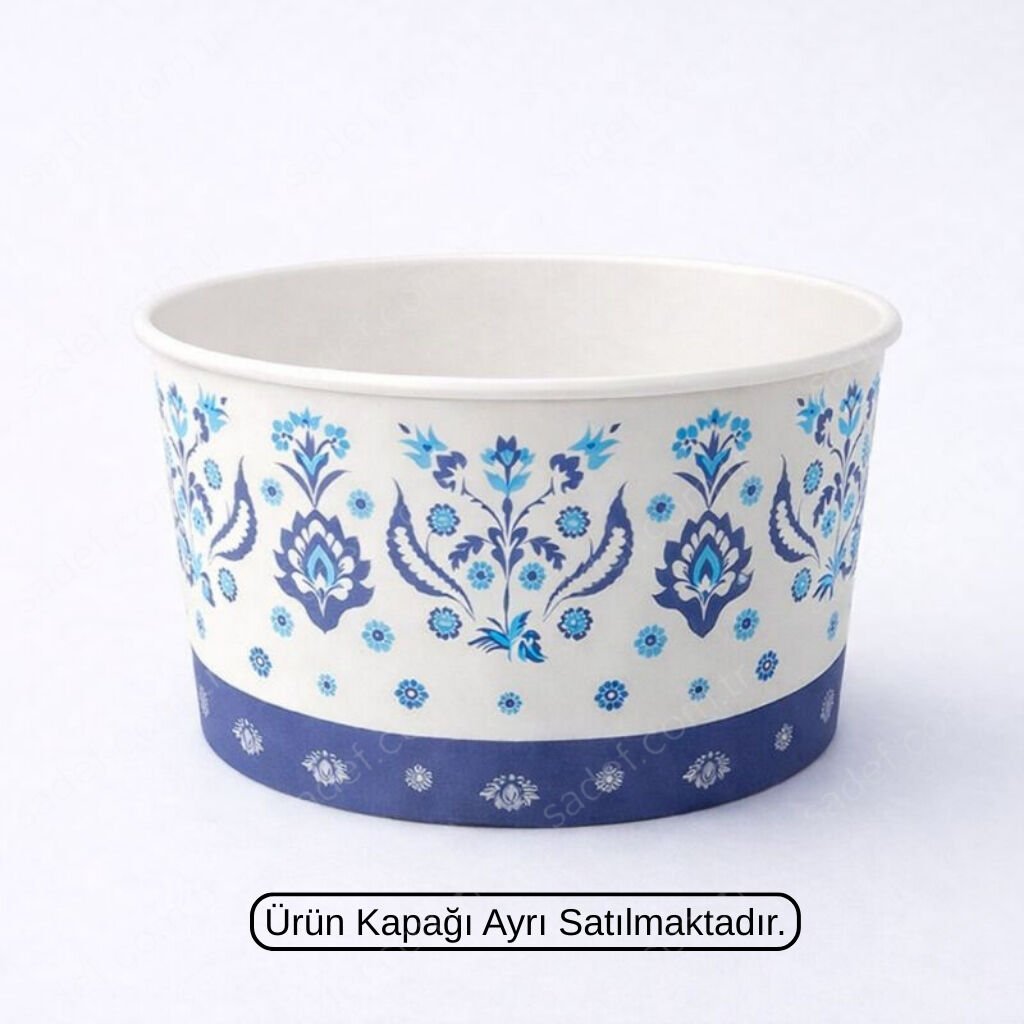 KAPAKSIZ ( CEK - METROSAN ) 16 OZ BASKILI KARTON ÇORBA KASE 100 ADET