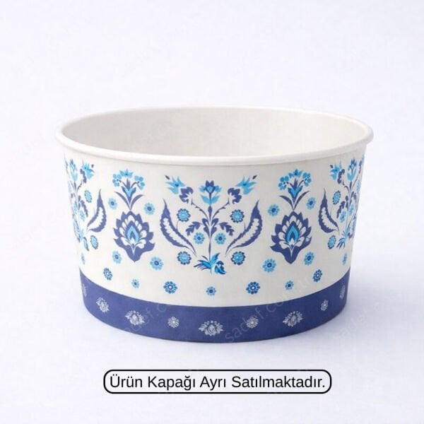 KAPAKSIZ ( CEK - METROSAN ) 16 OZ BASKILI KARTON ÇORBA KASE 100 ADET