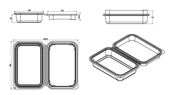 L-088 LİMERA KAPAKLI KURABİYE KABI 500 CC 30 GR 400 ADET