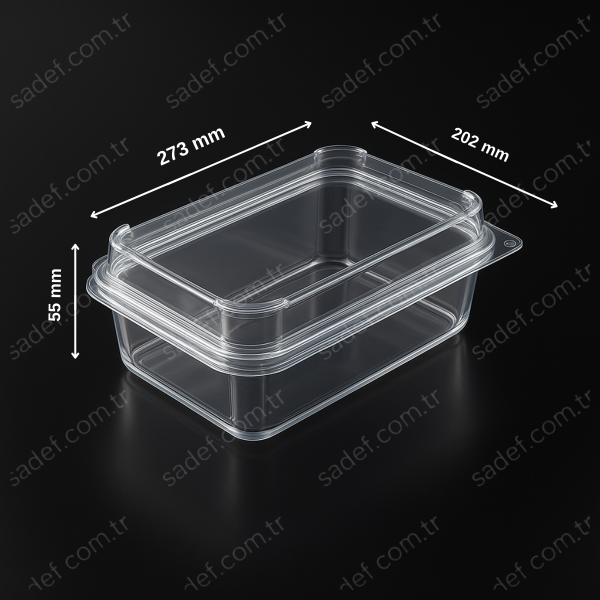 L-088 LİMERA KAPAKLI KURABİYE KABI 500 CC 30 GR 400 ADET