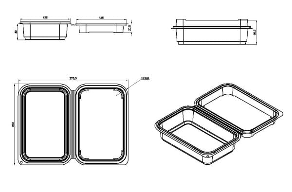 L-089 LİMERA KAPAKLI KURABİYE KABI 750 CC 30 GR 400 ADET