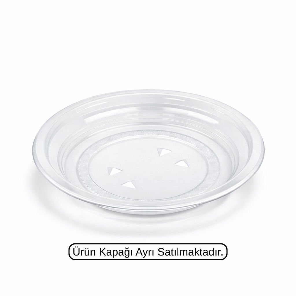 ÖZGE YAŞ PASTA ŞEFFAF KASE Ø150X22 8 GR 450 ADET