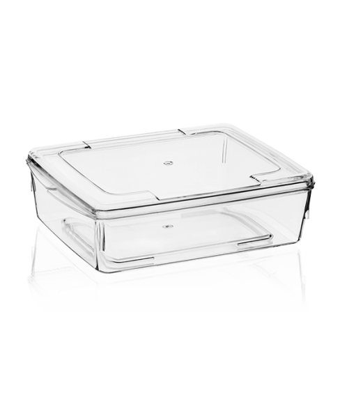 MAY250 KRİSTAL 600 CC KAPAKLI BÜYÜK BOY BAL KASE ŞEFFAF 140 ADET