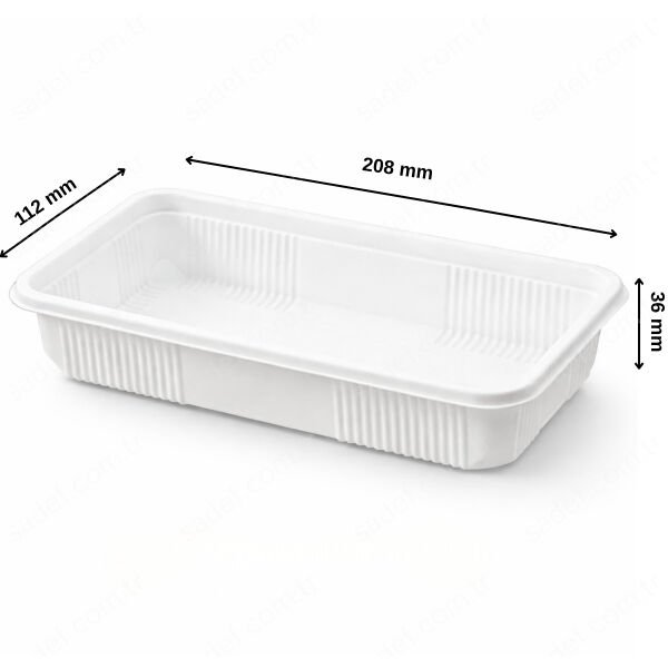 ÖZGE YARIMLIK DONDURMA KASE - PS BEYAZ 400 ADET