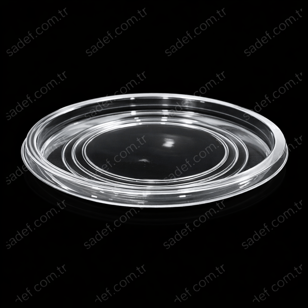 LK-231 DÜZ KAPAK Ø118 MM HUMUS LİMERA 6 GR ŞEFFAF 100 ADET