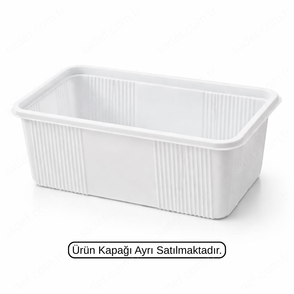 ÖZGE KİLOLUK DONDURMA KASE - PS BEYAZ 400 ADET