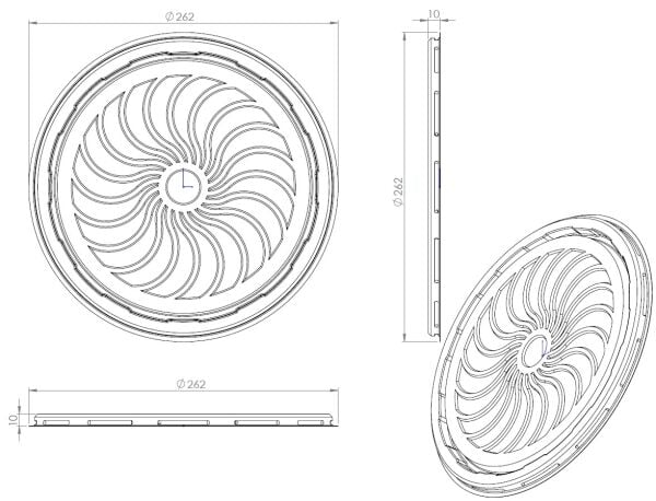 L-415 LİMERA PASTA KABI ALT - Ø26 (ORTA) 34 GR 200 ADET