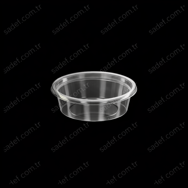 DİPACK PET 50 CC SOS KABI 2,5 GR ŞEFFAF + KAPAK 1000 ADET