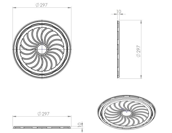L-425 LİMERA PASTA KABI ALT - Ø30 (BÜYÜK) 45 GR 200 ADET
