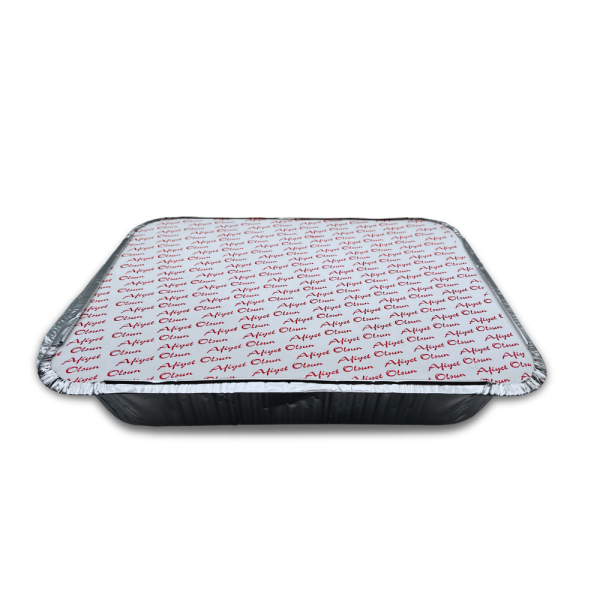 KARTON KAPAK KALIN 3500 TEPSİ 100 ADET