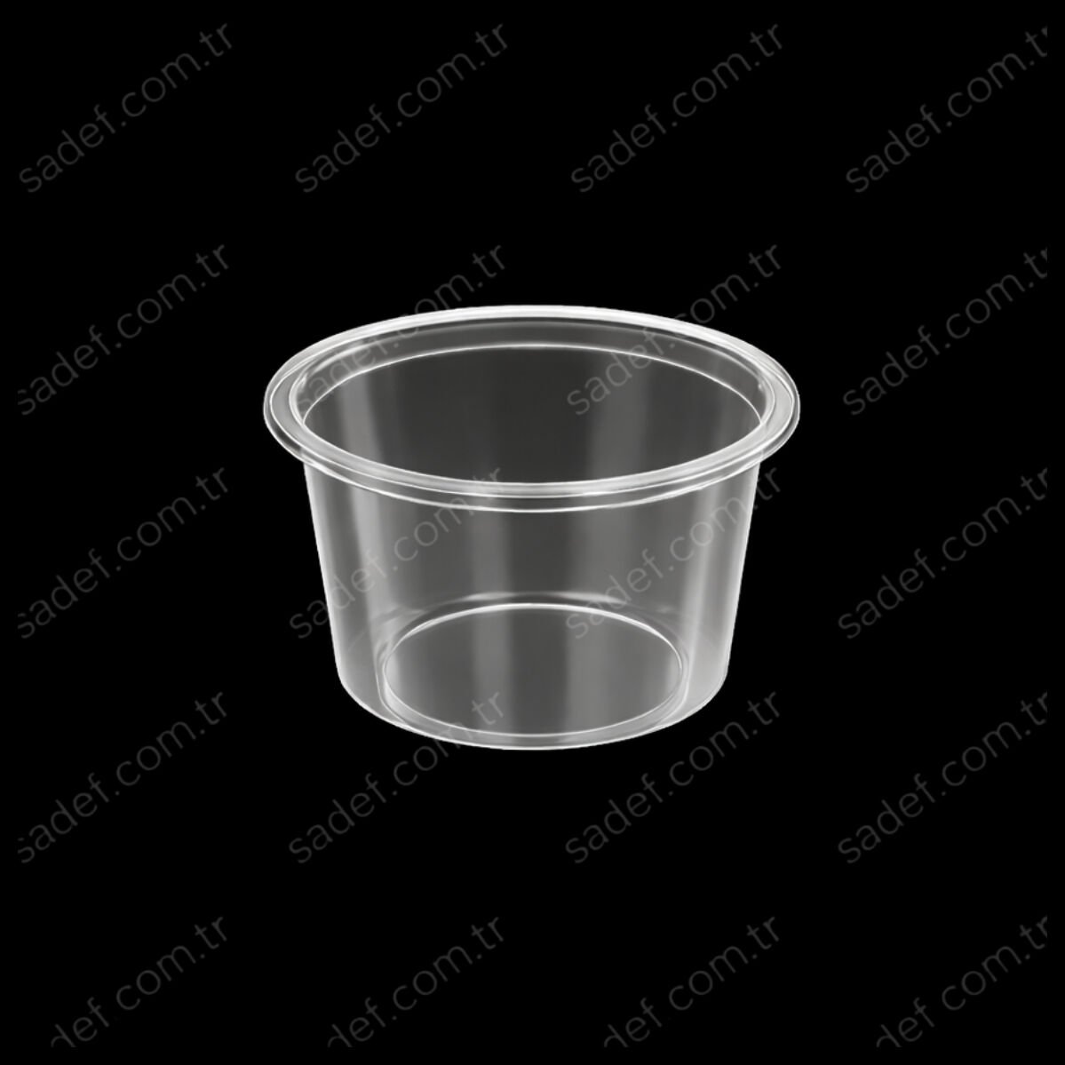 DİPACK PET 100 CC SOS KABI 3 GR ŞEFFAF + KAPAK 1000 ADET