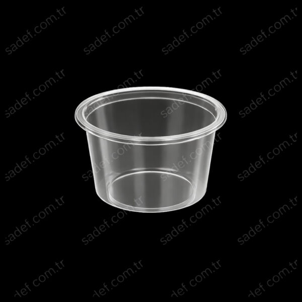 DİPACK PET 100 CC SOS KABI 3 GR ŞEFFAF + KAPAK 1000 ADET