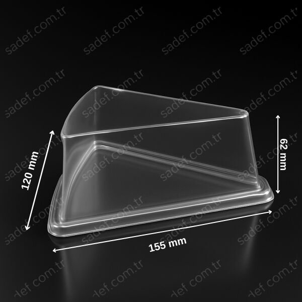 L-442 LİMERA ÜÇGEN DİLİM KEK KAPAK H6 400 ADET