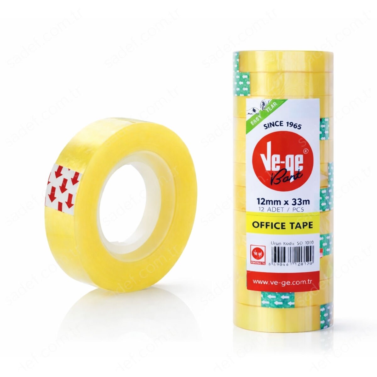 VEGE 12X33 PARA BANT EASY TEAR ŞEFFAF 12 ADET