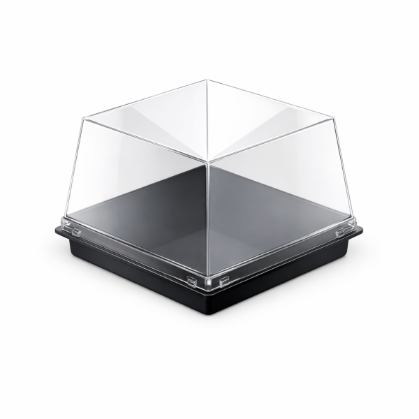 H-80 120*120 KARE PASTA KABI+ KAPAK SET DİPACK 300 ADET