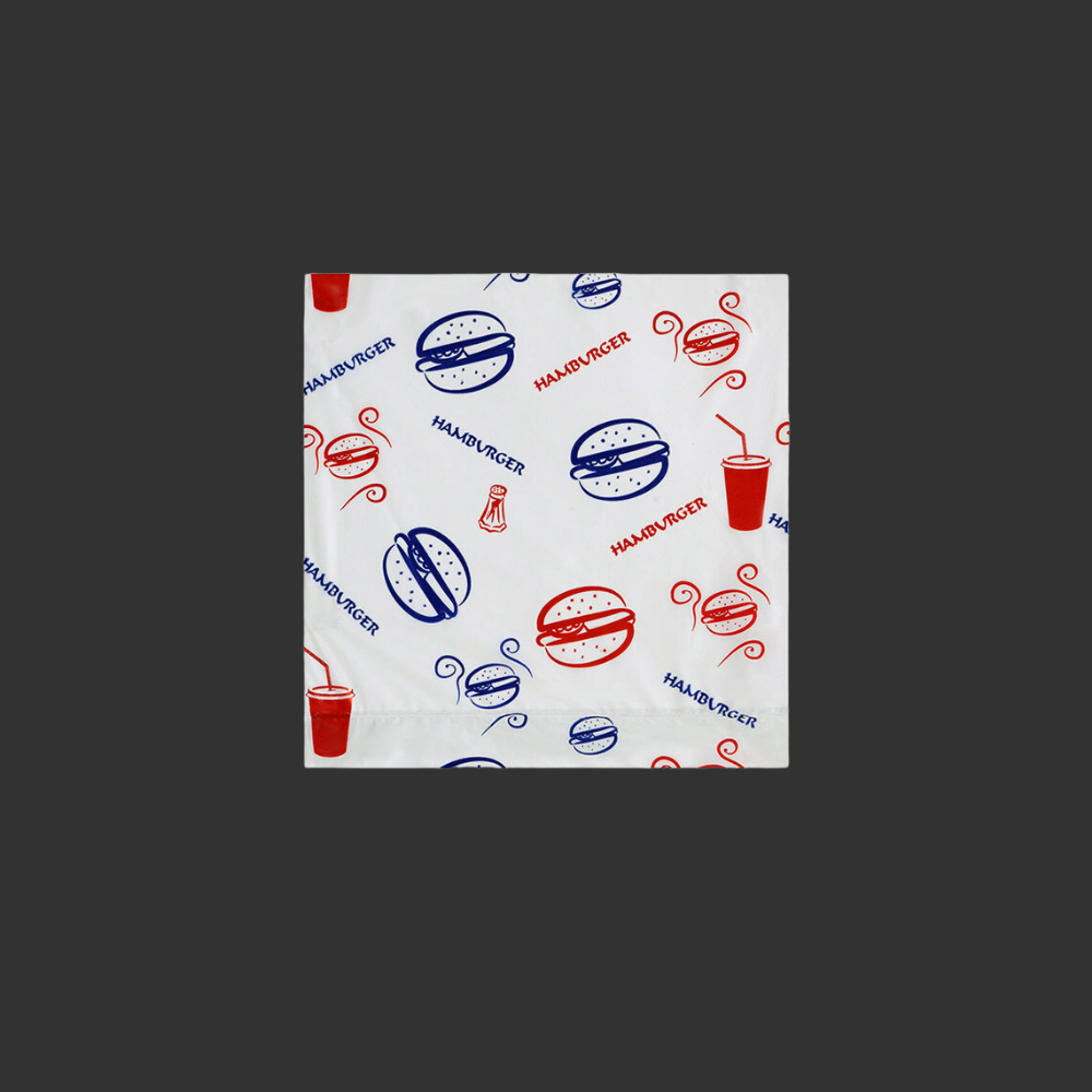 HAMBURGER POŞETİ (12,5X12,5 CM ) 2000 AD X 6 PAKET