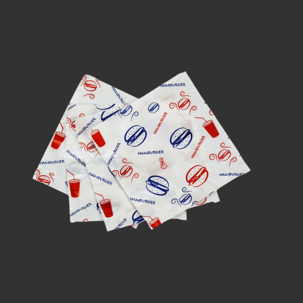 HAMBURGER POŞETİ (12,5X12,5 CM ) 2000 AD X 6 PAKET